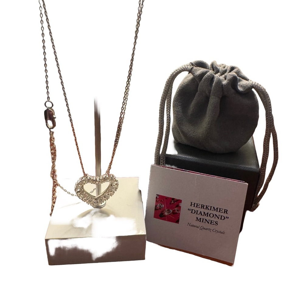 Herkimer “Diamond” Mines My Heart Pendant